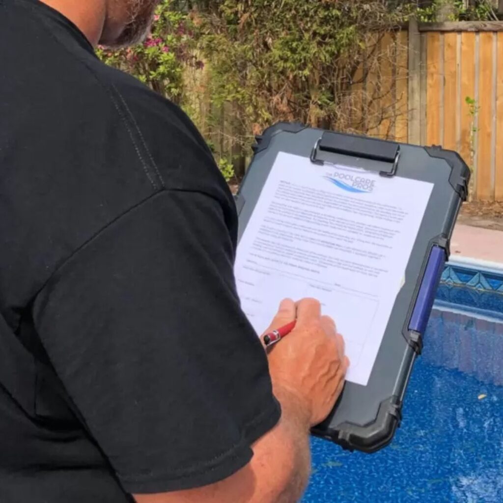 Pool service team member portrait